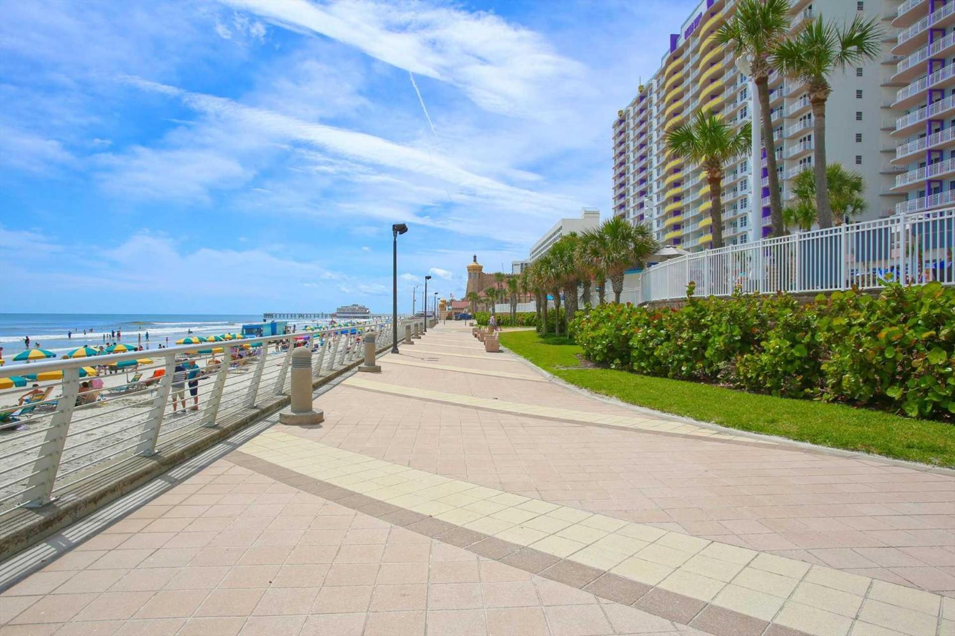 Luxury 17Th Floor 1 Bedroom Condo Direct Oceanfront Wyndham Ocean Walk Resort Daytona Beach | 1708 Exterior photo